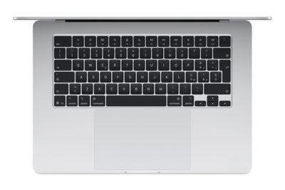 NB APPLE MACBOOK AIR 15' M4 10+10 16/512 SILVER <span>MW1H3T//A</span> - immagine 2