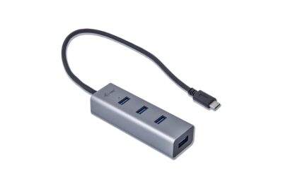 HUB I-TEC USB-C/4 PORTE USB 3.0 SLIM METAL <span>C31HUBMETAL403</span> - immagine 2