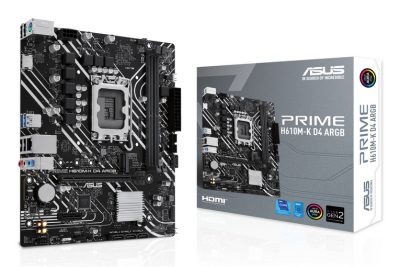 SCHEDA MADRE MB ASUS PRIME H610M-K D4 ARGB LGA1700 2XDDR4 <span>90MB1HN0-M0EAY0</span>