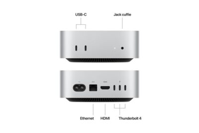 PC APPLE MAC MINI M4 10+10C+N/16GB/256SSD <span>MU9D3T//A</span> - immagine 2