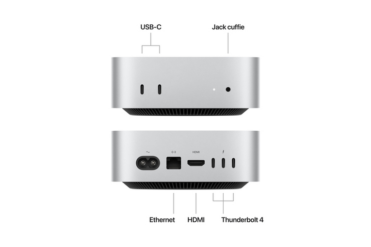 PC APPLE MAC MINI M4 10+10C+N/24GB/512SSD <span>MCYT4T//A</span> - immagine 2