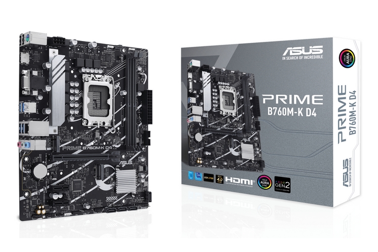 SCHEDA MADRE MB ASUS PRIME B760M-K D4 LGA1700 2XDDR4 <span>90MB1DS0-M1EAY0</span>