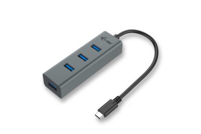 HUB I-TEC USB-C/4 PORTE USB 3.0 SLIM METAL <span>C31HUBMETAL403</span>