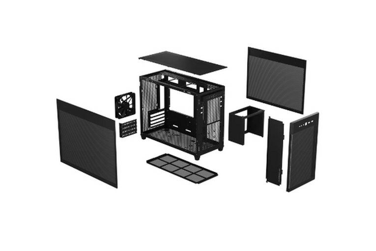 CASE ASUS MATX PRIME AP201 NERO <span>90DC00G0-B39000</span> - immagine 2