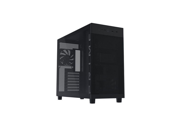 CASE ASUS ATX PRIME AP303 TG BLACK GLASS <span>90DC00V0-B39010</span> - immagine 2