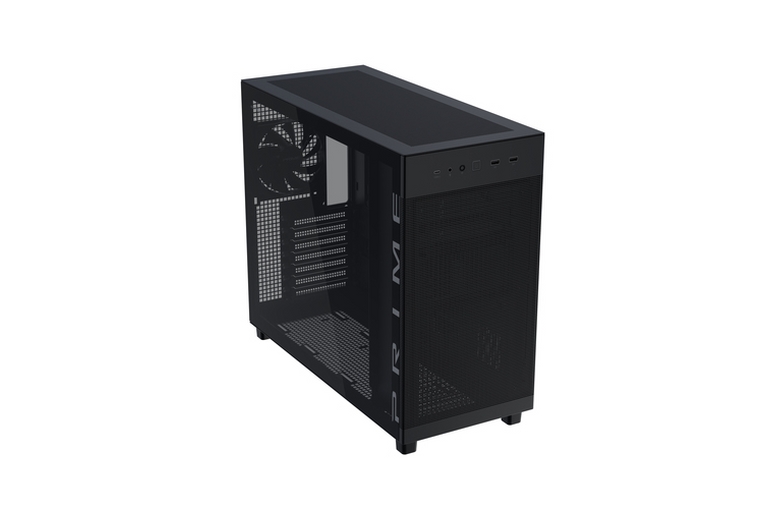 CASE ASUS ATX PRIME AP303 TG BLACK GLASS <span>90DC00V0-B39010</span> - immagine 4