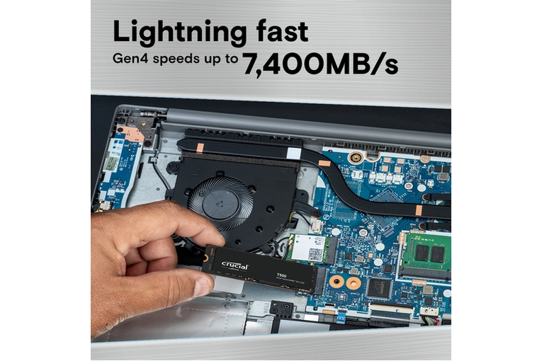 SSD CRUCIAL T500 2TB M.2 NVME PCIE-4.0X4 <span>CT2000T500SSD8</span> - immagine 2