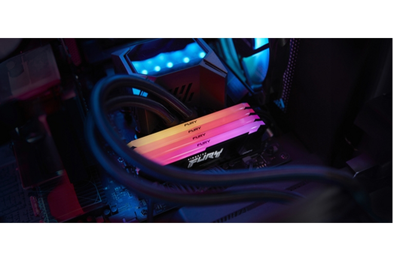 RAM KINGSTON DDR4 16(2X8)GB 3200MHZ F.BEAST RGB <span>KF432C16BB2AK2//16</span> - immagine 4