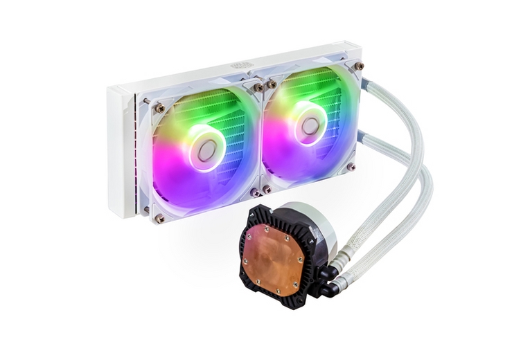 LIQUID COOLER CMASTER MASTERLIQUID 240L CORE W <span>MLW-D24M-A18PZ-RW</span> - immagine 2