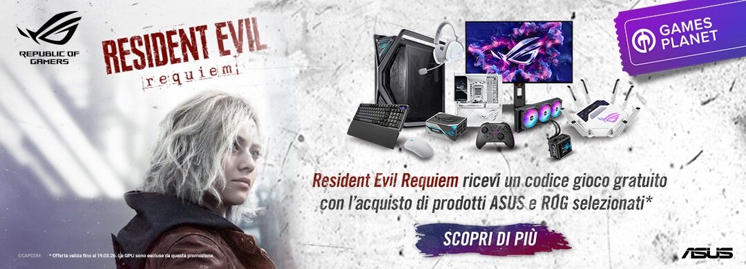 Promozione ASUS Game Bundle Resident Evil Requiem