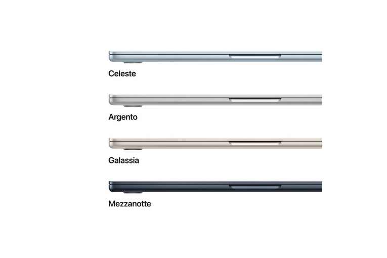 NB APPLE MACBOOK AIR 13' M5 10+8 16/512GB MEZZANOTTE <span>MDHE4T//A</span> - immagine 3