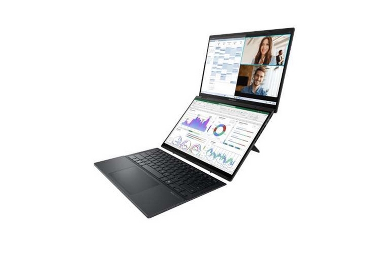 PC PORTATILE ASUS NOTEBOOK ZENBOOK 14 DUO OLED UX8406CA-QL066W 14' TOUCH ULTRA 7-255H 32GB 1TB <span>90NB14X1-M00K50</span> - immagine 2