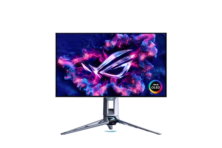 MONITOR ASUS ROG SWIFT OLED GAMING PG27AQWP-W 27' WQHD 540HZ SILVER <span>90LM0CF2-B01971</span> - immagine 2
