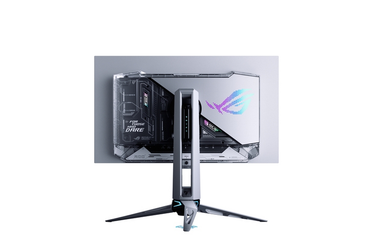 MONITOR ASUS ROG SWIFT OLED GAMING PG27AQWP-W 27' WQHD 540HZ SILVER <span>90LM0CF2-B01971</span> - immagine 3